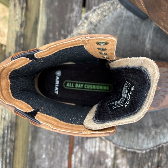 Ariat Heritage Lacer II Western Boots Distressed Brown size 8 - Picture 9 of 9